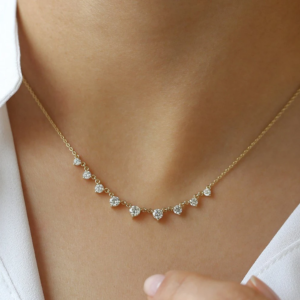 TEULRIP Stainless Steel Boho Snake Herringbone Blade Chain Necklace